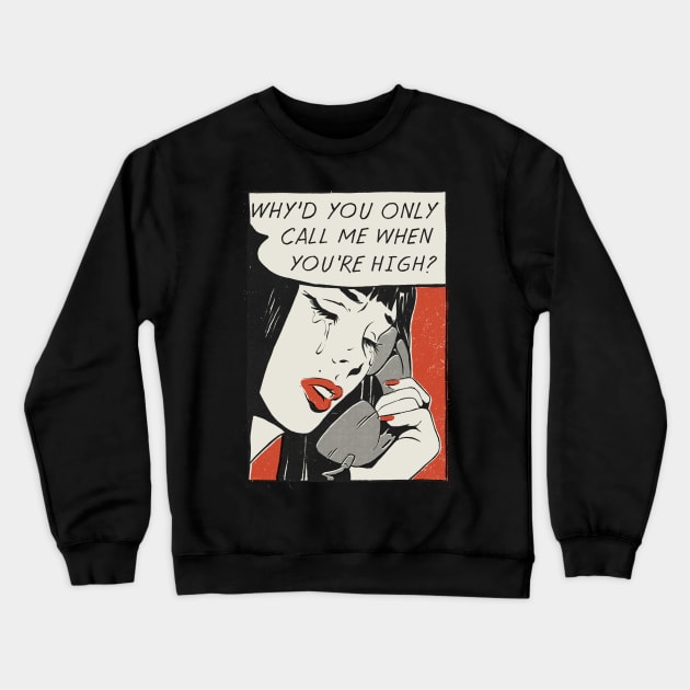 Call me Crewneck Sweatshirt by mathiole